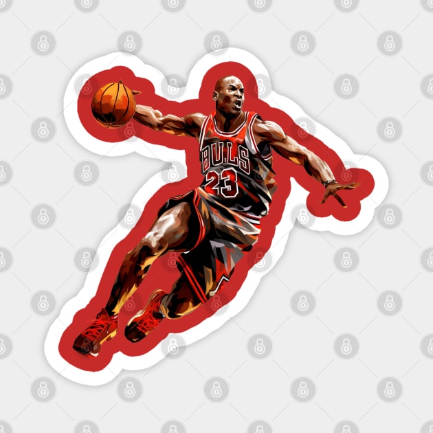 Michael jordan Magnet by yasinylcu