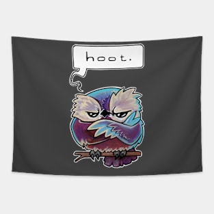 Grumpy hoot Tapestry