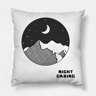 Night Gazing Simple Design Pillow