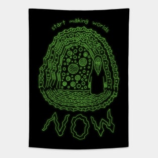 Start Making Worlds NOW Tapestry