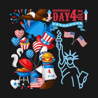 4th of July independence day T-Shirt