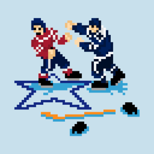 16-Bit Hockey Fight - Montreal vs Toronto T-Shirt