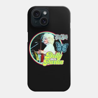 Retro dolly parton Phone Case