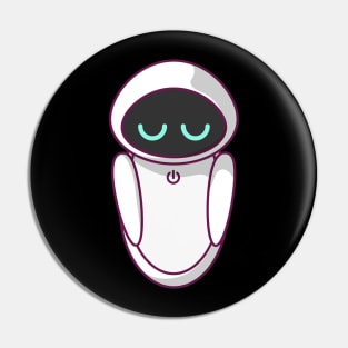 Assistant Robot Sad Expression Pin