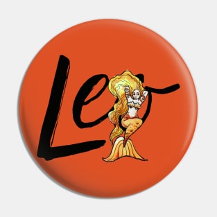 Leo Mermaid Pin