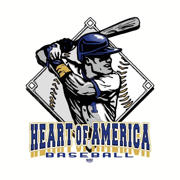 Heart of America Forever Baseball Diamond by MudgeSportswear