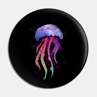 Colorful Jellyfish Pin