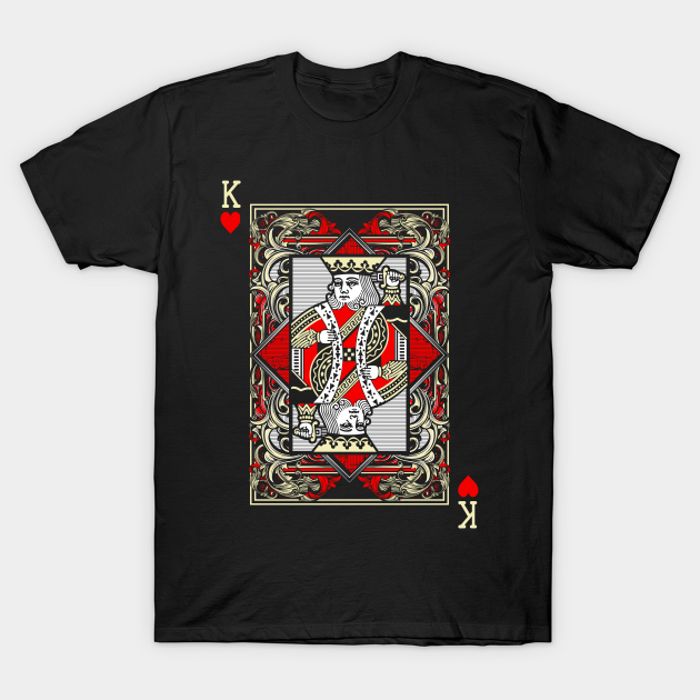 King of Hearts - King Of Hearts Playing Card - T-Shirt | TeePublic