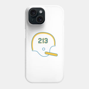 LA Chargers 213 Helmet Phone Case