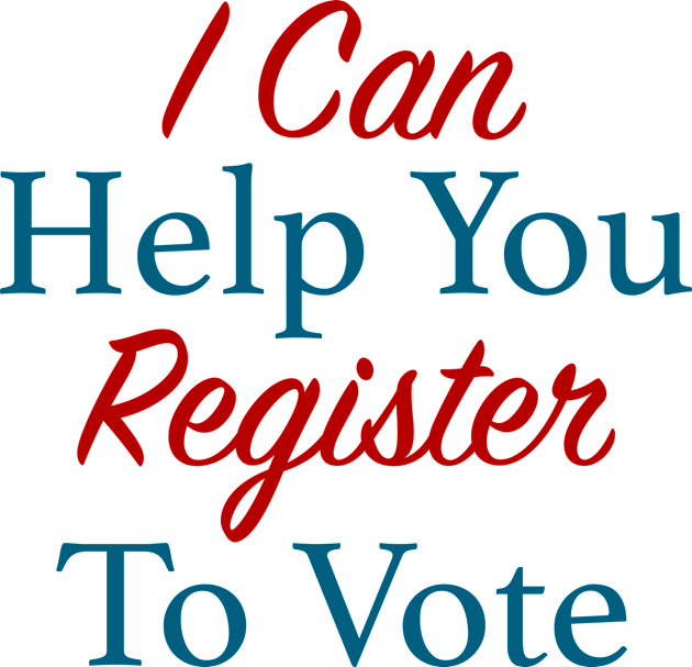 I Can Help You Register To Vote Kids T-Shirt by NeilGlover