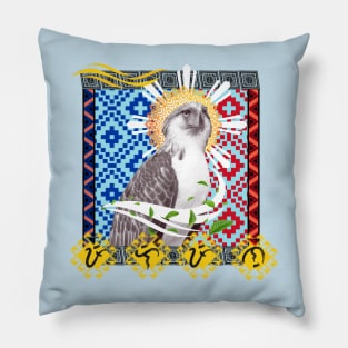 Philippine Eagle / Baybayin word Filipino Pillow