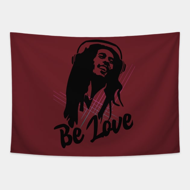 Be Love Tapestry by GLStyleDesigns