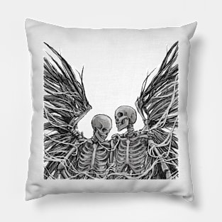 Skeleton Couple Pillow