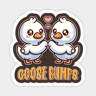 Goosebumps Two Kawaii Baby Geese Friends Magnet