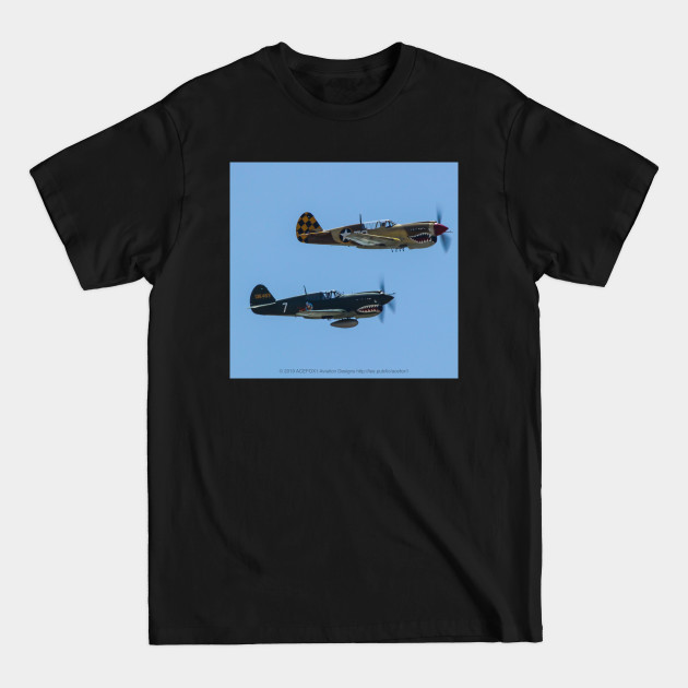 Discover P-40 Warhawks In Formation - P 40 Warhawk - T-Shirt