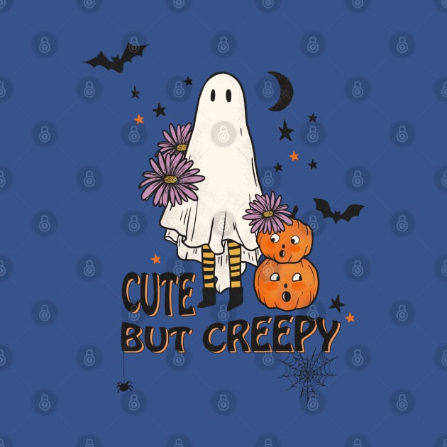 Cute But Creepy Halloween Ghost by Hypnotic Highs