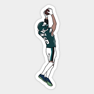 DeVonta Smith Football Edit Tapestries Eagles - Devonta Smith