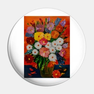 bold and fun flowers Pin