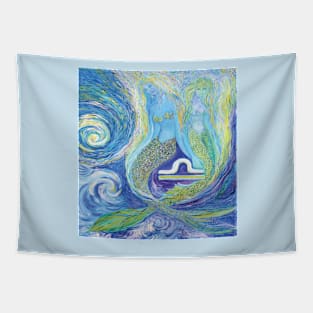 mermaid libra Tapestry