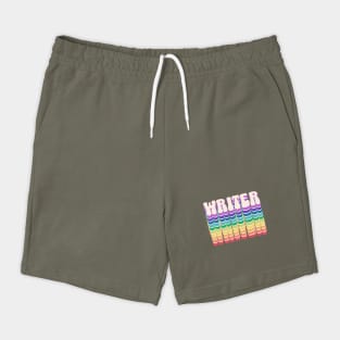 Retro Writer Rainbow Shorts