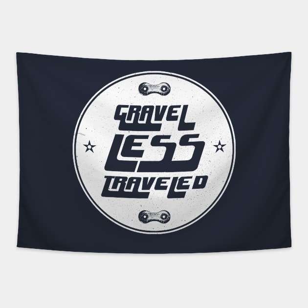 Gravel Less Traveled Tapestry by esskay1000