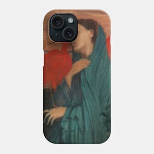 Young Woman with Ibis by Edgar Degas Phone Case