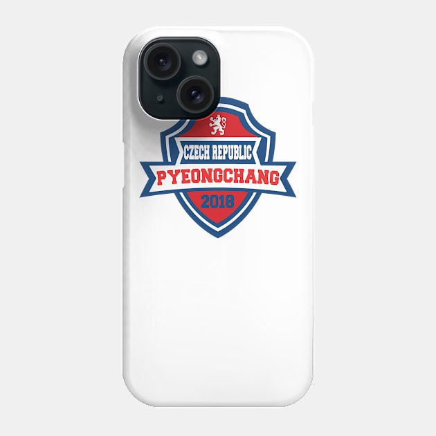 Czech Republic Pyeongchang 2018 Phone Case by OffesniveLine