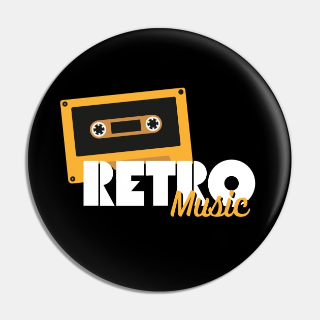 Retro Music Pin by FullOnNostalgia