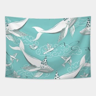 Birthday Whale Tapestry