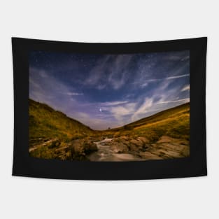 Afon Tawe Iridium Flare Tapestry