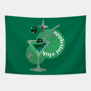 appletini martini cocktail Tapestry