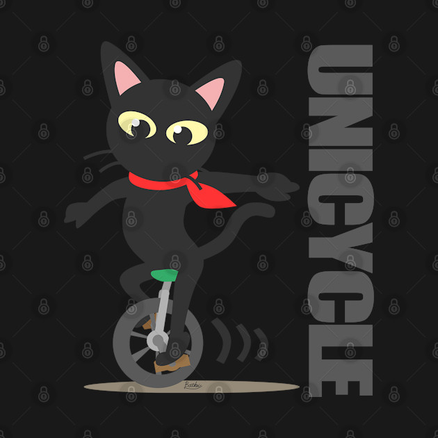 Disover Unicycle - Cats - T-Shirt