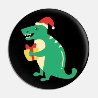 Dinosaur Giving Gift Pin