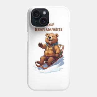 Cute Bear Market Bear Design Phone Case