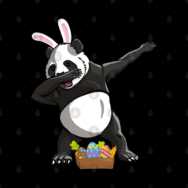 Dabbing Easter Panda Funny Easter Boys Girls by trendingoriginals