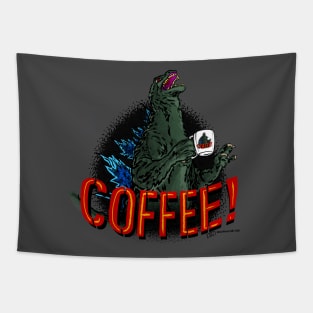 Coffee Kaiju Tapestry