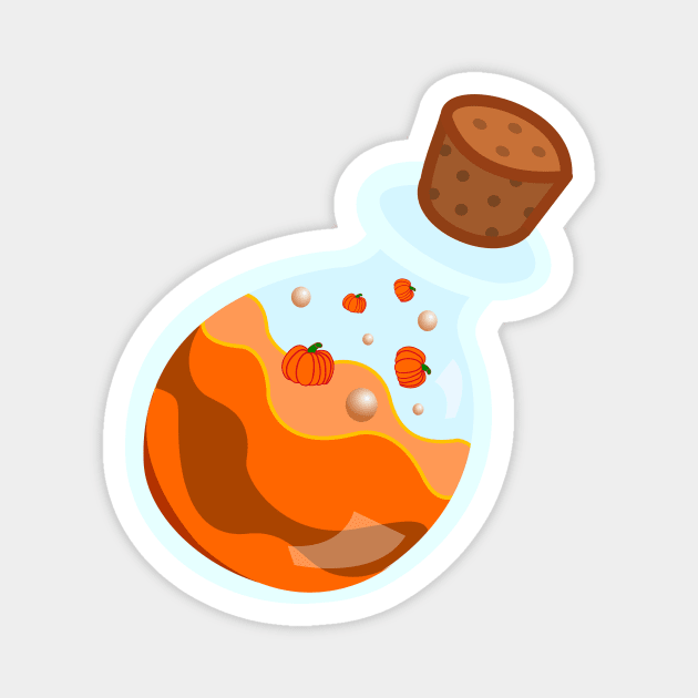 Pumpkin Spice Magnet by traditionation