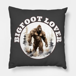 Bigfoot Lover Sasquatch Yeti Pillow