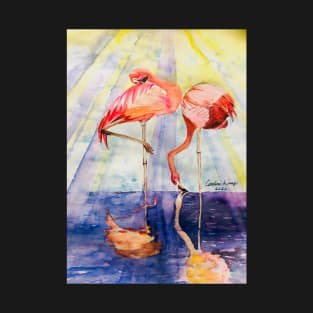 Flamingos in the sunshine T-Shirt
