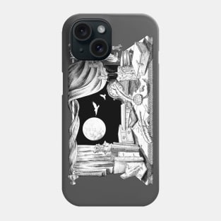 The Raven and the Writing Desk Phone Case