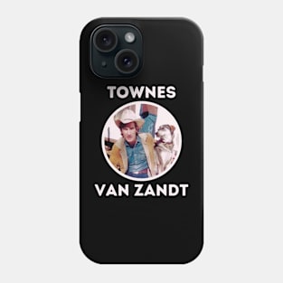 townes van zandt || light cream Phone Case