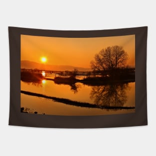 Sunset @ Lake Kerkini Tapestry