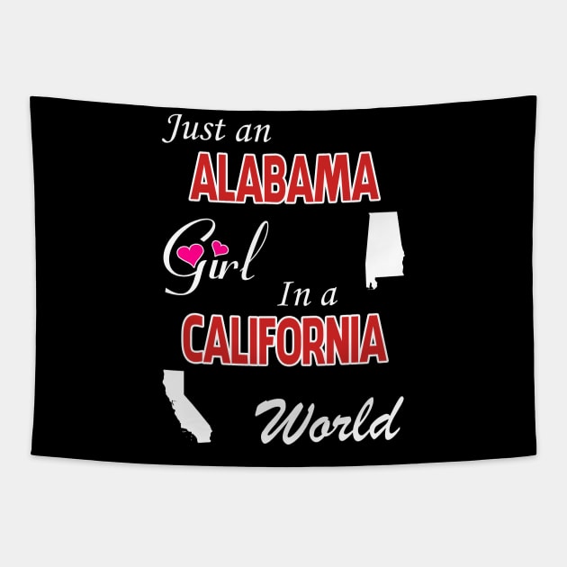 Alabama - California Tapestry by ALEXANDRA PIVOVAROVA |