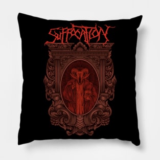 Suffocation metalhead Pillow