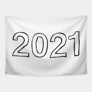 Class of 2021 Doodle Font Tapestry