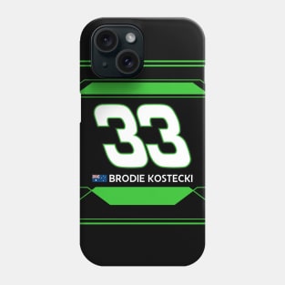 Brodie Kostecki #33 2023 NASCAR Design Phone Case