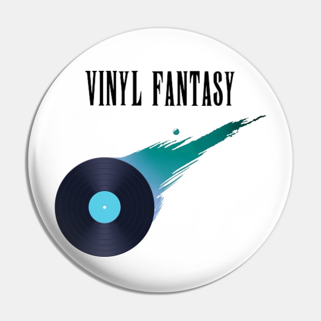 Vinyl Fantasy Pin by Dr. Rob's Mean Meme Machine