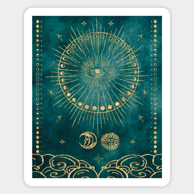 Paper Source Tarot Sun Sticker