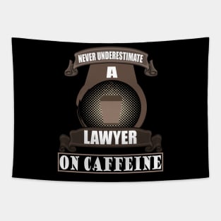 Lawyer Court Defender Coffee Caffeine Spell Tapestry