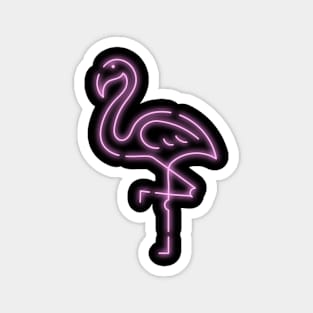 The Pink Flamingo edit Magnet